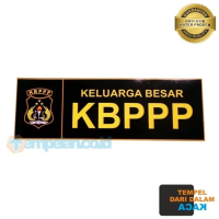Stiker Keluarga Besar Kbppp-Polri (Tempel Dalam Kaca)