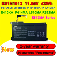 B31N1912 Laptop Battery For ASUS VivoBook 14 E410MA L410MA E410KA E410KA E510MA L510MA R522MA Series 11.55V 42Wh In Stock