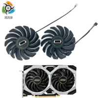 New 2PCS/lot 87mm PLD09210S12HH Cooler Fan For MSI GeForce RTX 2060 2070 2080 Super VENTUS XS OC Graphics Card Fan