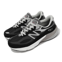 NEW BALANCE 休閒鞋 990 V6 4E 超寬楦 黑 美製 男鞋 麂皮 復古 NB 紐巴倫(M990BK6-4E)