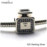 925 Sterling Silver Signature Scent Charm DIY Fit for Original Bracelets Beads Woman Jewelry Making Necklace