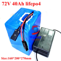 lithium 72v 40ah lifepo4 battery BMS 24S for 3000w 3500w demo Go Cart vehicle bike scooter Forklift motorcycle +5A charger