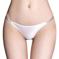 Sexy Women Gstring Thongs Briefs Low Rise Sheer Panties High Cut Underwear White Black Pink Dark Gray Fits 40 60kg