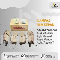 Kampas Rem Depan Brake Pad Ayla Agya Manual MT 04491-BZ011-001 Original