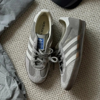 ADIDAS 休閒鞋 GAZELLE INDOOR 大象灰 膠底 麂皮 情侶鞋 男女 IF1807