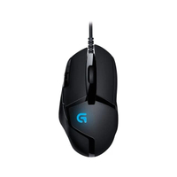 เกมมิ่งเมาส์ระบบ Optical แบบมีสาย USB ที่มีปุ่มควบคุมได้ 8 ปุ่มรุ่นG402 สีดำ