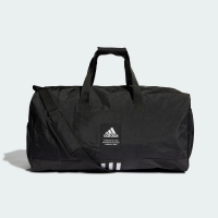 【adidas 愛迪達】4athlts Duf L 旅行背袋 健身包 運動 訓練 休閒 斜背 肩背 手提 黑(HB1315)