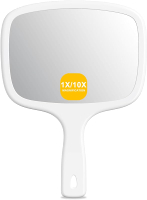 1X/ 30X Magnifying Mirror Makeup Mirror with Tweezer Double Sided Round Vanity Tabletop Mirror 360 °