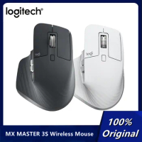 Logitech MX Master 3S / MX Master 3 Wireless Bluetooth Mouse 8000 DPI Wireless Gaming Office Mice with Wireless 2.4G Receiver