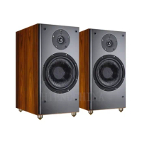 DHY-012 HiFi 8-inch Bookshelf Speaker Home Wood Sound 2.0 Passive High Fidelity Woofer Full and Solid 60-180W/4ohm