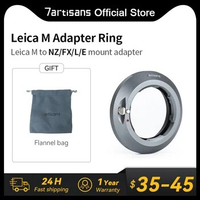 7artisans 7 artisans Leica M Lens to FUJIFX Mount Lens Adapter Converter Ring Compatible with Fuji X-T1 X-T10 Mirrorless Camera