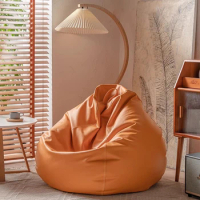 Leather Orange Bean Bag Lounger Sofa Balcony Minimalist Unique Beach Chairs Industrial Patio Meble Pokojowe Inflatable Furniture