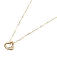 【二手名牌BRAND OFF】Tiffany & Co 蒂芬妮 18K玫瑰金 Open Heart 鏈墜 項鍊 60957428