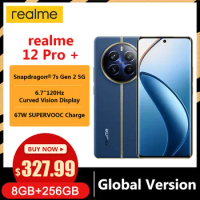 realme 12 Pro Plus Smartphone Snapdragon® 7s Gen 2 5G Chipset 6.7" 120Hz OLED Curved Vision Display Sony IMX890 OIS Camera Phone