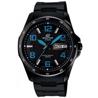 EDIFICE 簡約時尚指針賽車錶(EF-132PB-1A2)-黑x藍時標/44.2mm