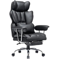 Relaxing Chair Big High Back PU Leather Computer Chair Living Room Chairs Gaming Gamer Office Armchair Writing Ergonomic Swivel
