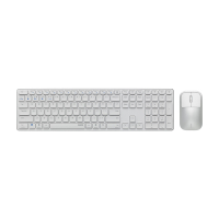 Rapoo 9550G Bluetooth Wireless Keyboard And Mouse Set Ultra-Thin Portable Blade Point การออกแบบหลายโ