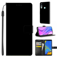 Wallet Leather Cases for On Vivo X50 Pro Plus Flip Case X60 Pro V2046 Coque Phone Bags for Vivo Y19 Y17 Y15 Y12 Cover Black Case