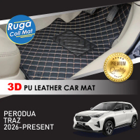 PERODUA TRAZ ( 2026 ) 3D PU Leather Car Carpet Karpet Kereta Kulit PU 3D Car Mat Alas Kaki Kereta