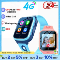 New Kids 4g Smart Watch GPS WiFi Phone Watch 1000mAh Video Call Tracker Location SOS Call Back Monitor Children Gifts Smartwatch