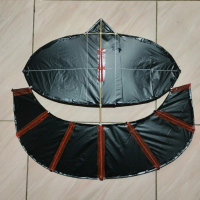Layangan Gapangan PegoN Semok SEO dengan Sayap 50cm dan Ekor 100cm - Bambu