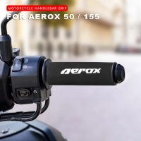 Motorcycle Grips for Yamaha Aerox 50 155 Accessories Aerox155 2015-2023 Handlebar Grip Sponge Anti-vibration Handle Cover Parts