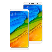 【YANG YI 揚邑】小米 紅米 Note 5 5.99吋 滿版軟邊鋼化玻璃膜3D防爆保護貼(白色)