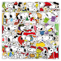Adorable Snoopy Cartoon Sticker Set: Choose 10, 50 or 100 PVC Sheets (4-7cm).Perfect as Kids' Reward