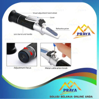 Refractometer Alcohol 0-80% Alat Tes Ukur Kadar Alkohol Refraktometer Terlaris