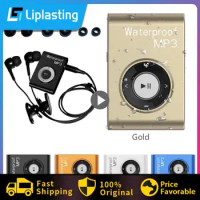 Mini IPX8 Waterproof Swimming MP3 Player Stereo Music MP3 Walkman FM Radio Sports Running HiFi Stereo Music Headphone