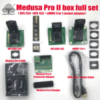 New Original MEDUSA Pro II box / Medusa Pro 2 + UFS BGA-0153 SOCKET +UFS BGA-254 SOCKET+ EMMC 4 IN 1 SOCKET