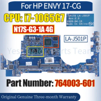 LA-J501P 6050A3176101 For ENVY 17-CG Laptop Mainboard L87980-601 SRG0N i7-1065G7 100％ Tested Notebook Motherboard