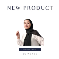Pashmina Ceruty Premium Baby Doll Jahit Tepi - Model Muslimah - Jilbab  Ceruti