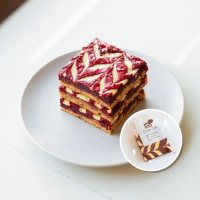 Red Velvet Brookie ขนาด 3*3 นิ้ว - Oven Talk  ใหม่