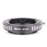 KECAY LM-NEX Adapter Ring for Leica M Lens to Sony E Mount A7III A9 A7R A6000 A3000 NEX-7 6 5 3 5N 3VG10E VG20E 4