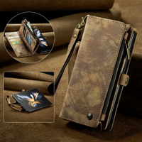 多功能插卡保護殼 三星Z Fold4 ZFOLD 3 商務手機皮套Galaxy 手機殼復古錢包保護套 皮套