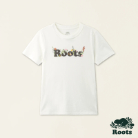 【Roots】Roots 大童- COOPER FLORAL短袖T恤(白色)