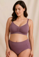 Kiss & Tell Grace Nursing Push Up Bra in Purple Maternity Bra