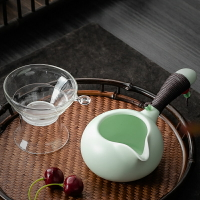 陶瓷茶具公道杯茶漏套裝分茶器一體分茶杯紫砂裝茶器公平杯過濾器