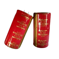 ELCO 100V 10.000UF RUBYCON RED USR CAPASITOR ELKO 10000UF 100V RUBYCON MERAH USR