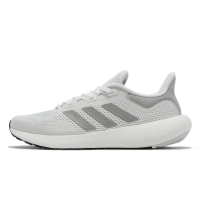 adidas 慢跑鞋 Pureboost Jet W 女鞋 灰 白 緩震 反光 運動鞋 路跑 透氣 GW0906