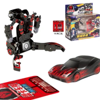 Burst Speed Transformation Car Robot Magic MeCard touch Deformation Vehicle Mechanical Beast Action Figures Kids Boys Battle Toy
