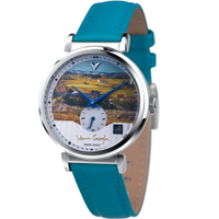 Van Gogh Swiss Watch梵谷 小秒盤梵谷經典名畫女錶 C-SLLT-23 麥田【刷卡回饋 分期0利率】【APP下單22%點數回饋】