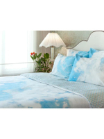 ชุดผ้าปูที่นอน รุ่น 31XP ลาย On Cloud Nine  จำนวน 2 ชิ้น สี Cerulean ไซส์ ทวิน
