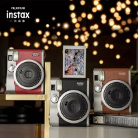 Fujifilm Instax Mini 90 Instant Cameras Portable for Birthday Present With Fujifilm Instax Mini Film (Film Pack Optional)