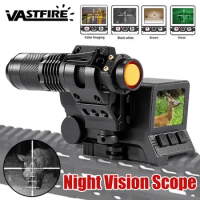 Night Vision Rifle Scope Red Dot Optical Holographic NV Red Dot Sight Mini Sight Zoom Hunting Telescope IR Holographic Sighting