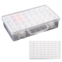 32 Grids Diamond Painting Drill Storage Containers, Embroidery Beads Storage Box Diamond Painting Storage Box With Label