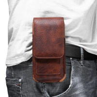 Universal Mobile Phone Waist bag for Motorola Edge 20 Pro / Edge S Pro Leather belt clip Phone case for Moto G10 Power