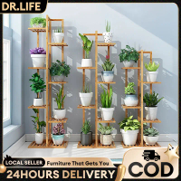 Bamboo Flower rack Plant Stand Rack Flower Stand Gardening Shelf Flower Pot Stand Plant Garden Rack 