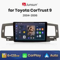 Junsun V1 AI Voice Wireless CarPlay Android Auto Radio for Toyota Corolla 9 E120 2004 -2006 4G Car Multimedia GPS 2din autoradio